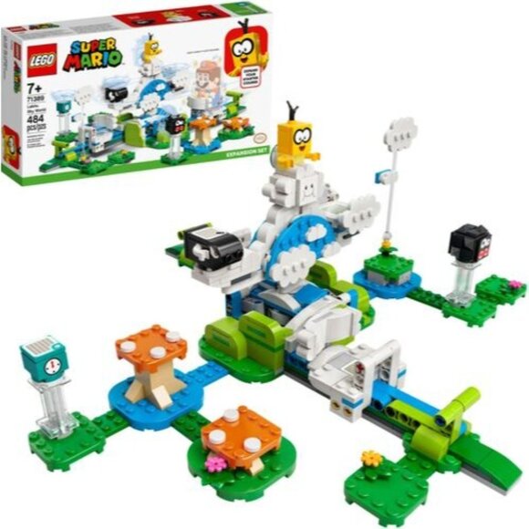 Lego Other - LEGO Super Mario Lakitu Sky World Expansion Set 71389 Building Toy Playset for K